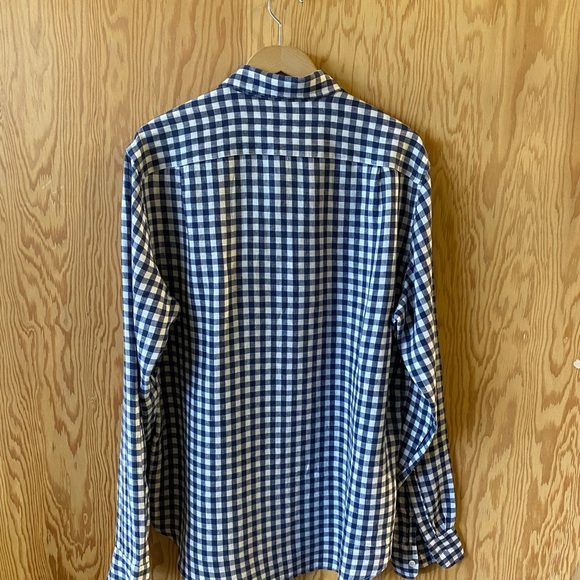 Vintage JCREW Linen Check Shirt - Picture 3 of 7